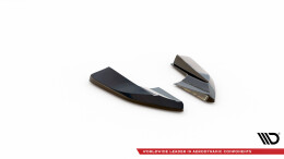 Heck Ansatz Flaps Diffusor V.1 passend für Audi e-Tron GT / RS GT Mk1 schwarz Hochglanz