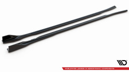 Seitenschweller Ansatz Cup Leisten V.2 passend für Audi e-Tron GT / RS GT Mk1 schwarz Hochglanz
