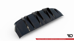 Heck Ansatz Diffusor passend für Audi e-Tron GT / RS GT Mk1 schwarz Hochglanz