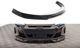 Cup Spoilerlippe Front Ansatz V.3 für Audi e-Tron GT / RS GT Mk1 schwarz Hochglanz