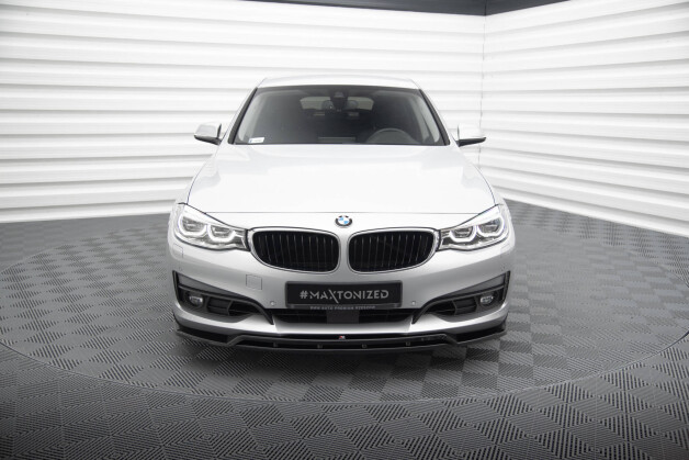 Cup Spoilerlippe Front Ansatz passend für BMW 3er GT F34 schwarz Hochglanz