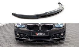 Cup Spoilerlippe Front Ansatz für BMW 3er GT F34 schwarz Hochglanz
