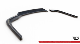 Mittlerer Cup Diffusor Heck Ansatz DTM Look passend für BMW 3er GT F34 schwarz Hochglanz