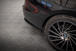 Heck Ansatz Flaps Diffusor passend für BMW 3er GT F34 schwarz Hochglanz