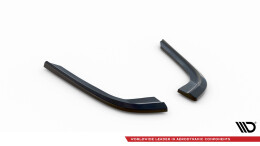 Heck Ansatz Flaps Diffusor passend für BMW 3er GT F34 schwarz Hochglanz