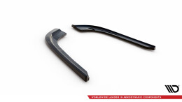 Heck Ansatz Flaps Diffusor passend für BMW 3er GT F34 schwarz Hochglanz