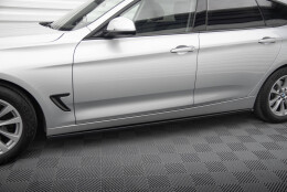 Seitenschweller Ansatz Cup Leisten passend für BMW 3er GT F34 schwarz Hochglanz