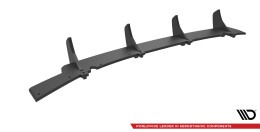 Street Pro Heckschürze Heck Ansatz Diffusor passend für BMW 3er GT F34 schwarz-rot