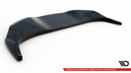 Mittlerer Cup Diffusor Heck Ansatz DTM Look passend für Tesla Model Y schwarz Hochglanz