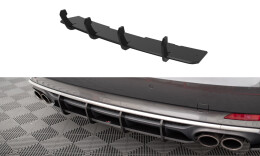 Street Pro Heckschürze Heck Ansatz Diffusor passend für Audi S5 Coupe / Sportback F5 SCHWARZ