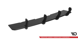 Street Pro Heckschürze Heck Ansatz Diffusor passend für Audi S5 Coupe / Sportback F5 SCHWARZ