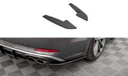 Street Pro Heck Ansatz Flaps Diffusor für Audi S5 Sportback F5 SCHWARZ