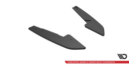 Street Pro Heck Ansatz Flaps Diffusor passend für Audi S5 Sportback F5 SCHWARZ
