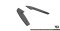Street Pro Heck Ansatz Flaps Diffusor passend für Audi S5 Sportback F5 SCHWARZ