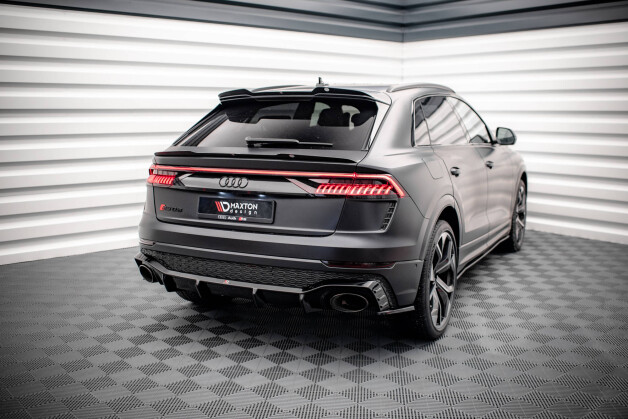 Street+ Heck Ansatz Flaps V.2 passend für Audi RSQ8 Mk1 schwarz Hochglanz
