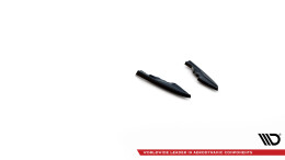 Heck Ansatz Flaps Diffusor V.2 für Audi RSQ8 Mk1 schwarz Hochglanz