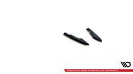 Heck Ansatz Flaps Diffusor V.2 passend für Audi RSQ8 Mk1 schwarz Hochglanz