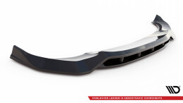 Cup Spoilerlippe Front Ansatz V.2 passend für BMW X3 M40d / M40i / M-Paket G01 schwarz Hochglanz