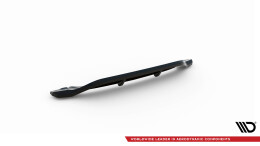 Mittlerer Cup Diffusor Heck Ansatz DTM Look passend für BMW X3 M40i / M40d G01 schwarz Hochglanz