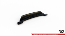 Mittlerer Cup Diffusor Heck Ansatz DTM Look passend für BMW X3 M40i / M40d G01 schwarz Hochglanz