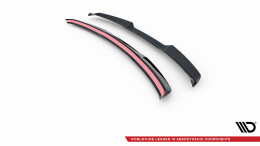 Heck Spoiler Aufsatz Abrisskante passend für Mercedes-Benz B W246 Facelift schwarz Hochglanz