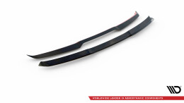 Heck Spoiler Aufsatz Abrisskante passend für Mercedes-Benz B W246 Facelift schwarz Hochglanz