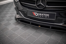 Cup Spoilerlippe Front Ansatz passend für Mercedes-Benz B W246 Facelift schwarz Hochglanz