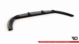 Cup Spoilerlippe Front Ansatz passend für Mercedes-Benz B W246 Facelift schwarz Hochglanz
