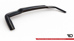 Mittlerer Cup Diffusor Heck Ansatz DTM Look passend für Mercedes-Benz B W246 Facelift schwarz Hochglanz