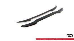 Heck Spoiler Aufsatz Abrisskante V.1 für Peugeot 208 Mk2 schwarz Hochglanz