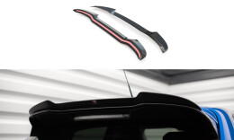 Heck Spoiler Aufsatz Abrisskante V.1 passend für Peugeot 208 Mk2 schwarz Hochglanz