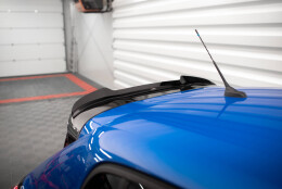 Heck Spoiler Aufsatz Abrisskante V.1 passend für Peugeot 208 Mk2 schwarz Hochglanz