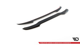Heck Spoiler Aufsatz Abrisskante V.1 passend für Peugeot 208 Mk2 schwarz Hochglanz
