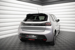 Heck Spoiler Aufsatz Abrisskante V.2 für Peugeot 208 Mk2 schwarz Hochglanz