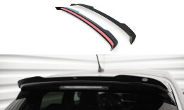 Heck Spoiler Aufsatz Abrisskante V.2 passend für Peugeot 208 Mk2 schwarz Hochglanz
