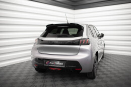 Heck Spoiler Aufsatz Abrisskante V.2 passend für Peugeot 208 Mk2 schwarz Hochglanz