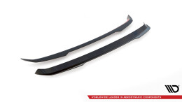 Heck Spoiler Aufsatz Abrisskante V.2 passend für Peugeot 208 Mk2 schwarz Hochglanz