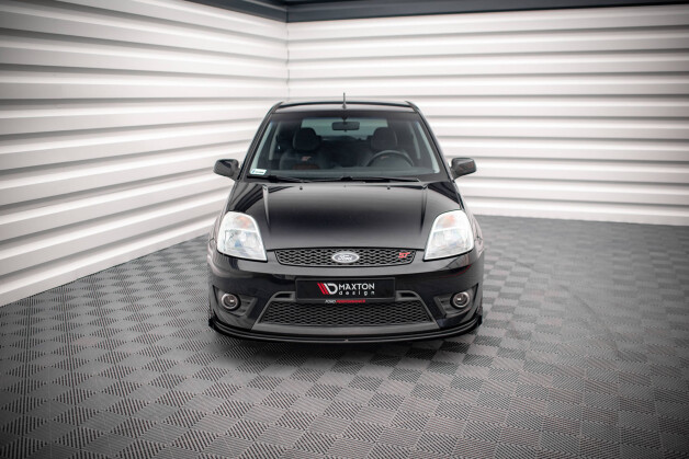 Street Pro Cup Spoilerlippe Front Ansatz passend für Ford Fiesta ST Mk6 SCHWARZ+ HOCHGLANZ FLAPS