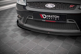 Street Pro Cup Spoilerlippe Front Ansatz passend für Ford Fiesta ST Mk6 rot+ Hochglanz Flaps