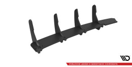 Street Pro Heckschürze Heck Ansatz Diffusor passend für Ford Fiesta ST Mk6 SCHWARZ