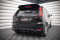Street Pro Heckschürze Heck Ansatz Diffusor für Ford Fiesta ST Mk6 SCHWARZ