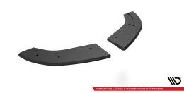 Street Pro Heck Ansatz Flaps Diffusor für Ford Fiesta ST Mk6 SCHWARZ