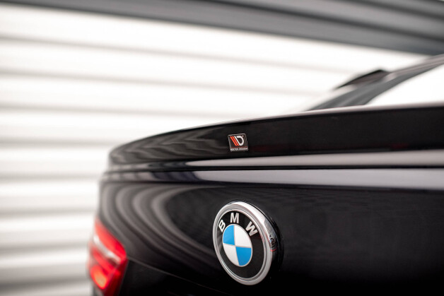 3D Heck Spoiler Aufsatz Abrisskante V.2 passend für BMW X6 F16 M-Paket / X6 M F86 schwarz Hochglanz