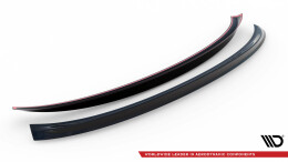 3D Heck Spoiler Aufsatz Abrisskante V.2 passend für BMW X6 F16 M-Paket / X6 M F86 schwarz Hochglanz