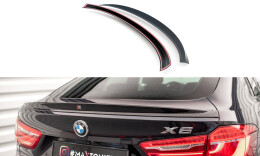3D Heck Spoiler Aufsatz Abrisskante V.2 passend für BMW X6 F16 M-Paket / X6 M F86 schwarz Hochglanz