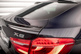 3D Heck Spoiler Aufsatz Abrisskante V.2 passend für BMW X6 F16 M-Paket / X6 M F86 schwarz Hochglanz