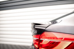 3D Heck Spoiler Aufsatz Abrisskante V.2 passend für BMW X6 F16 M-Paket / X6 M F86 schwarz Hochglanz