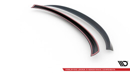 3D Heck Spoiler Aufsatz Abrisskante V.2 passend für BMW X6 F16 M-Paket / X6 M F86 schwarz Hochglanz