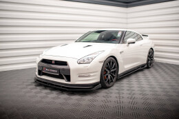 Cup Spoilerlippe Front Ansatz + Flaps für Nissan GTR R35 Facelift