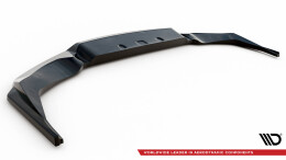 Mittlerer Cup Diffusor Heck Ansatz DTM Look passend für Nissan GTR R35 Facelift schwarz Hochglanz